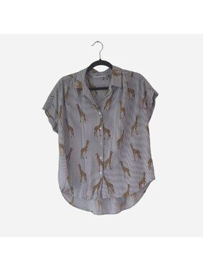 Women's Striped Giraffe top